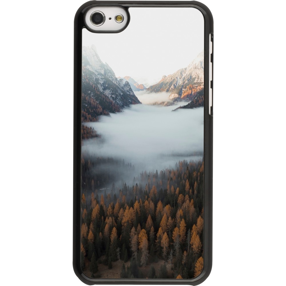 Coque iPhone 5c - Autumn 22 forest lanscape