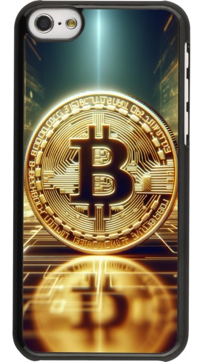 iPhone 5c Case Hülle - Bitcoin Stehen