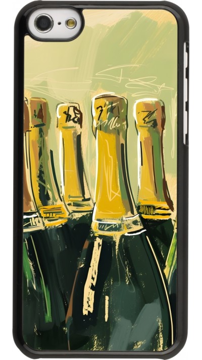 iPhone 5c Case Hülle - Champagne Malerei