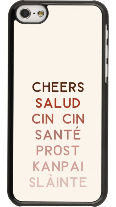 Coque iPhone 5c - Cocktail Cheers Salud