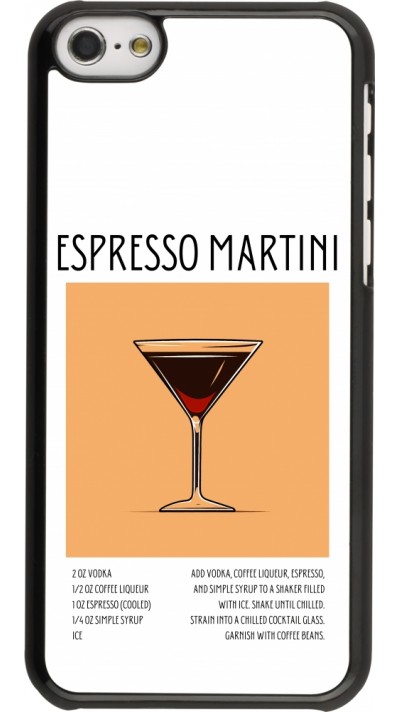 iPhone 5c Case Hülle - Cocktail Rezept Espresso Martini