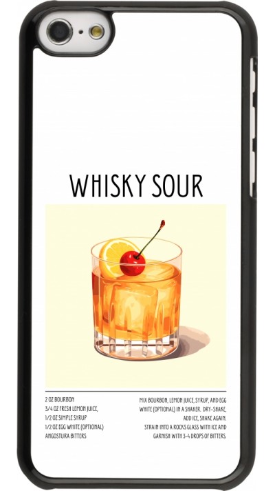 iPhone 5c Case Hülle - Cocktail Rezept Whisky Sour