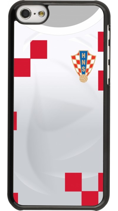 iPhone 5c Case Hülle - Kroatien 2022 personalisierbares Fussballtrikot