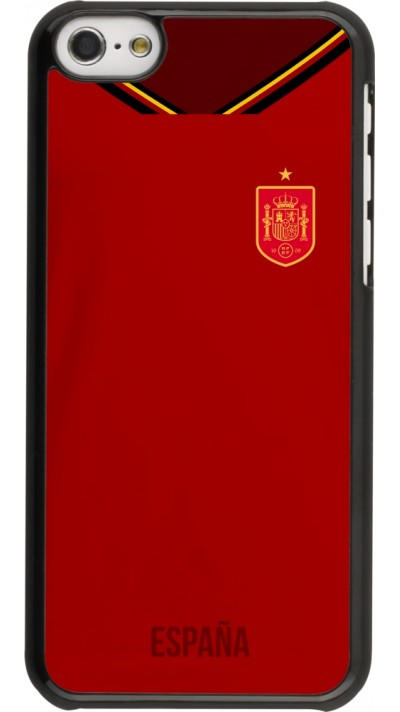 Coque iPhone 5c - Maillot de football Espagne 2022 personnalisable