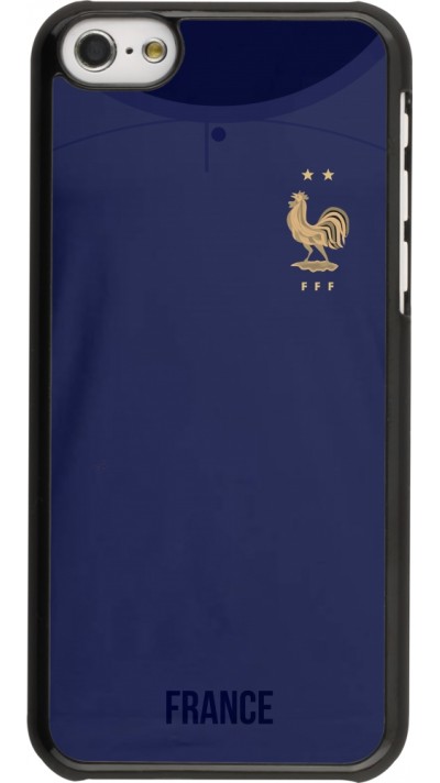 Coque iPhone 5c - Maillot de football France 2022 personnalisable