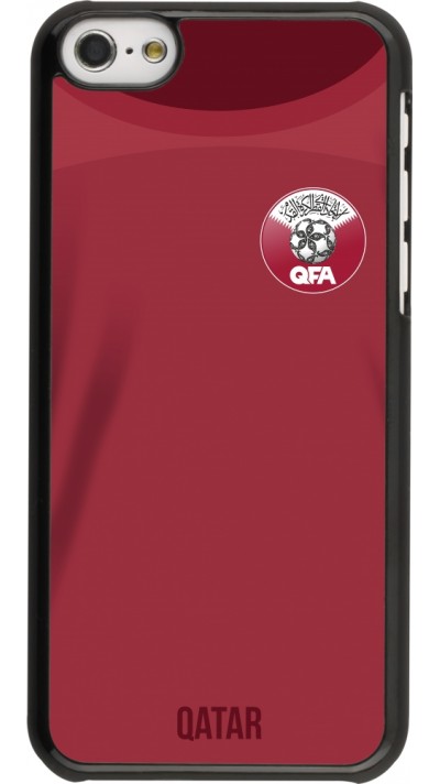 iPhone 5c Case Hülle - Katar 2022 personalisierbares Fussballtrikot