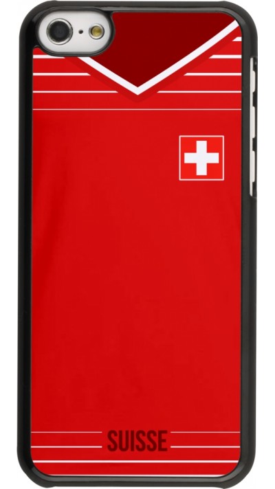 Hülle iPhone 5c - Football shirt Switzerland 2022