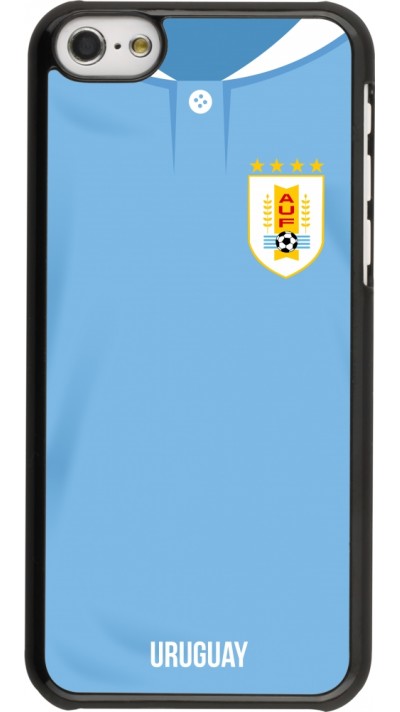 Coque iPhone 5c - Maillot de football Uruguay 2022 personnalisable