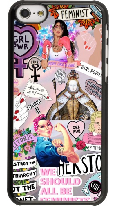 Coque iPhone 5c - Girl Power Collage