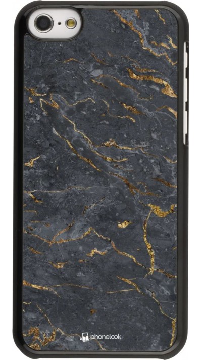 Hülle iPhone 5c - Grey Gold Marble