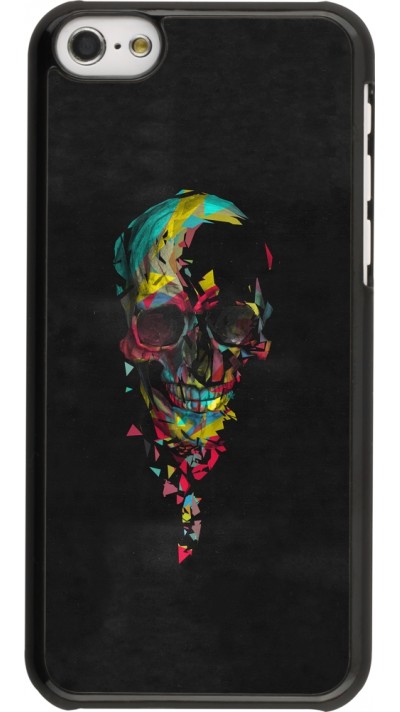 iPhone 5c Case Hülle - Halloween 22 colored skull