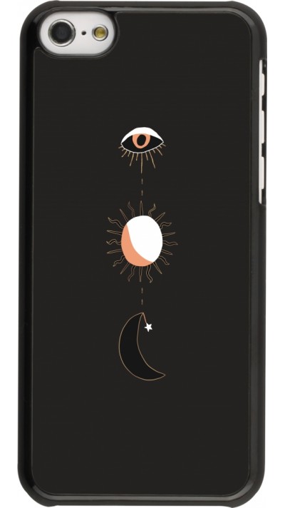 iPhone 5c Case Hülle - Halloween 22 eye sun moon