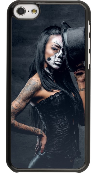 Coque iPhone 5c - Halloween 22 Tattooed Girl