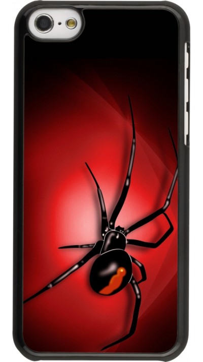 Coque iPhone 5c - Halloween 2023 spider black widow