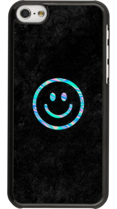 Coque iPhone 5c - Happy smiley irisé