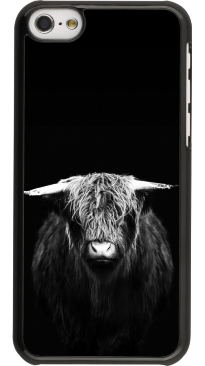 Coque iPhone 5c - Highland calf black