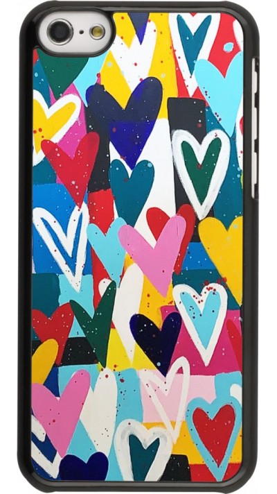 Coque iPhone 5c - Joyful Hearts