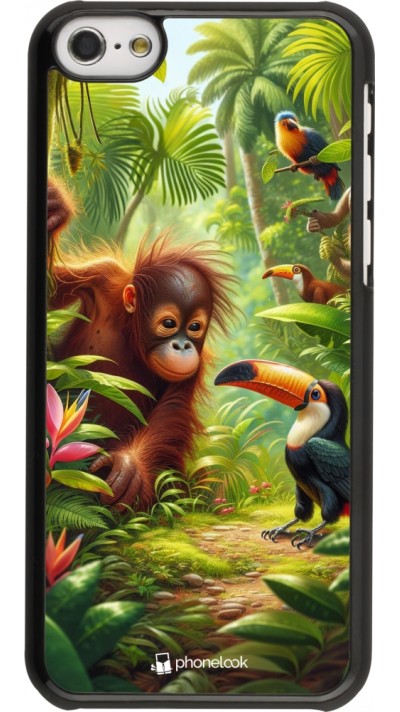 Coque iPhone 5c - Jungle Tropicale Tayrona