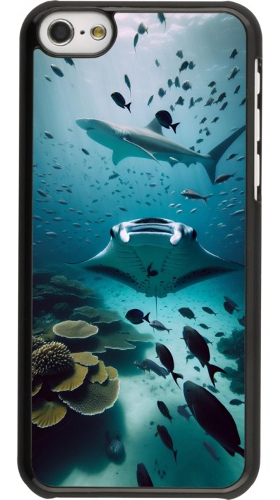 iPhone 5c Case Hülle - Manta Lagune Reinigung