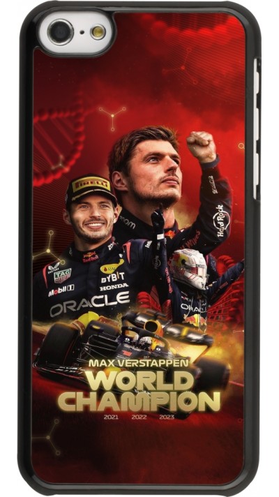 Coque iPhone 5c - Max Verstappen Champion 2023
