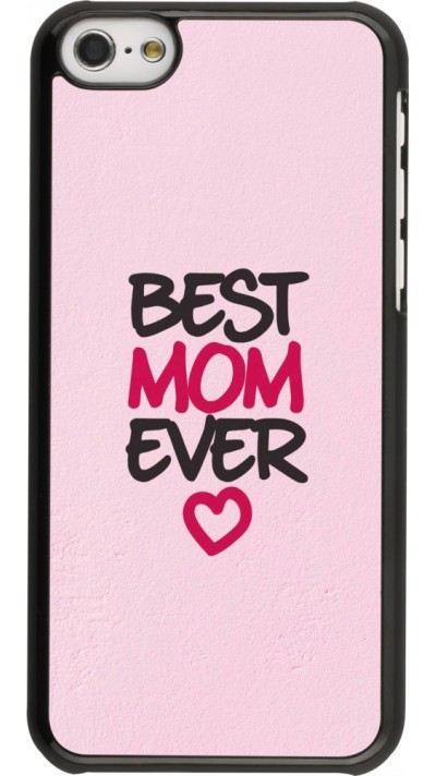 Coque iPhone 5c - Mom 2023 best Mom ever pink