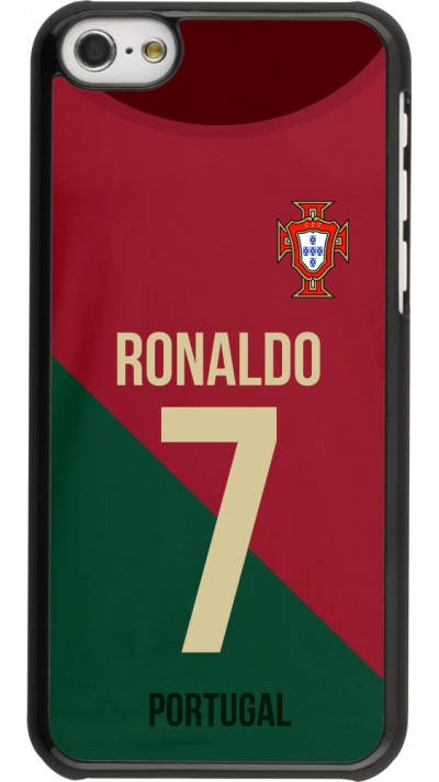 Coque iPhone 5c - Football shirt Ronaldo Portugal