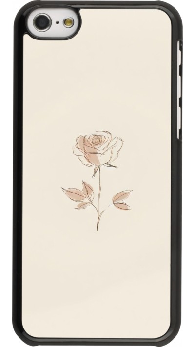 iPhone 5c Case Hülle - Rosa Sand Minimalistisch