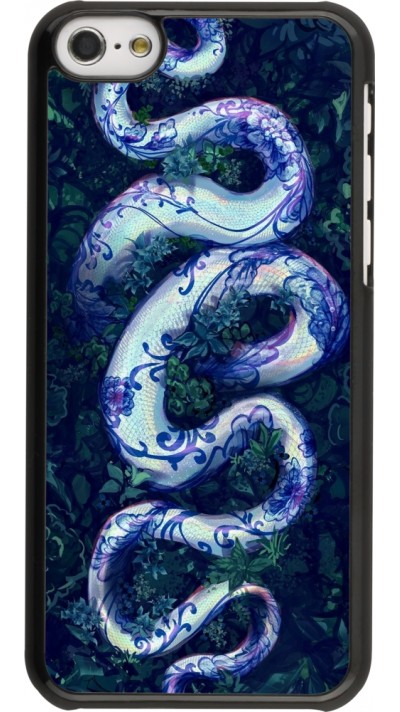 Coque iPhone 5c - Serpent Blue Anaconda