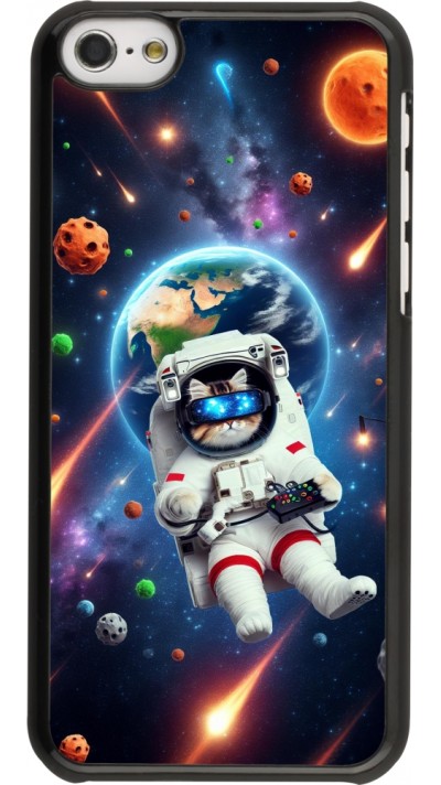 Coque iPhone 5c - VR SpaceCat Odyssey