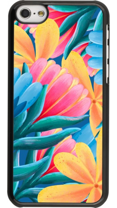 iPhone 5c Case Hülle - Spring 23 colorful flowers