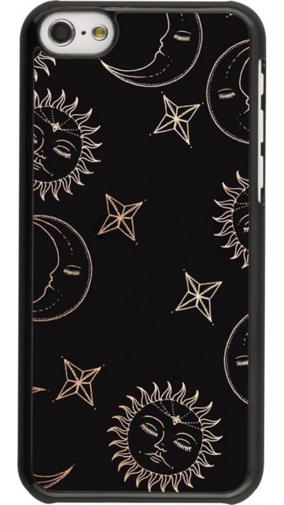 Coque iPhone 5c - Suns and Moons