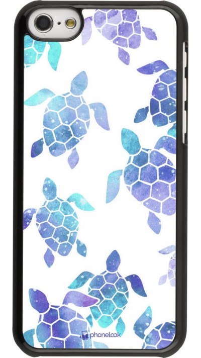 Coque iPhone 5c - Turtles pattern watercolor