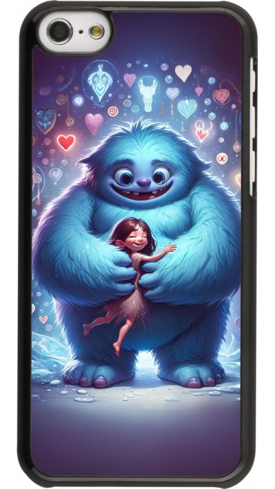 Coque iPhone 5c - Valentine 2024 Fluffy Love