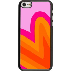 Coque iPhone 5c - Valentine 2024 heart gradient