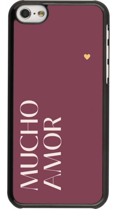 Coque iPhone 5c - Valentine 2024 mucho amor rosado