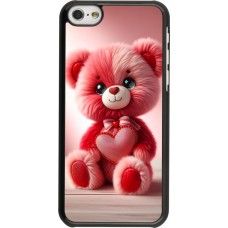 Coque iPhone 5c - Valentine 2024 Ourson rose