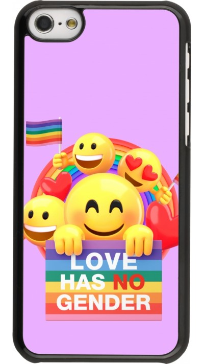 Coque iPhone 5c - Valentine 2023 love has no gender