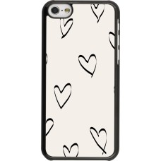 iPhone 5c Case Hülle - Valentine 2023 minimalist hearts