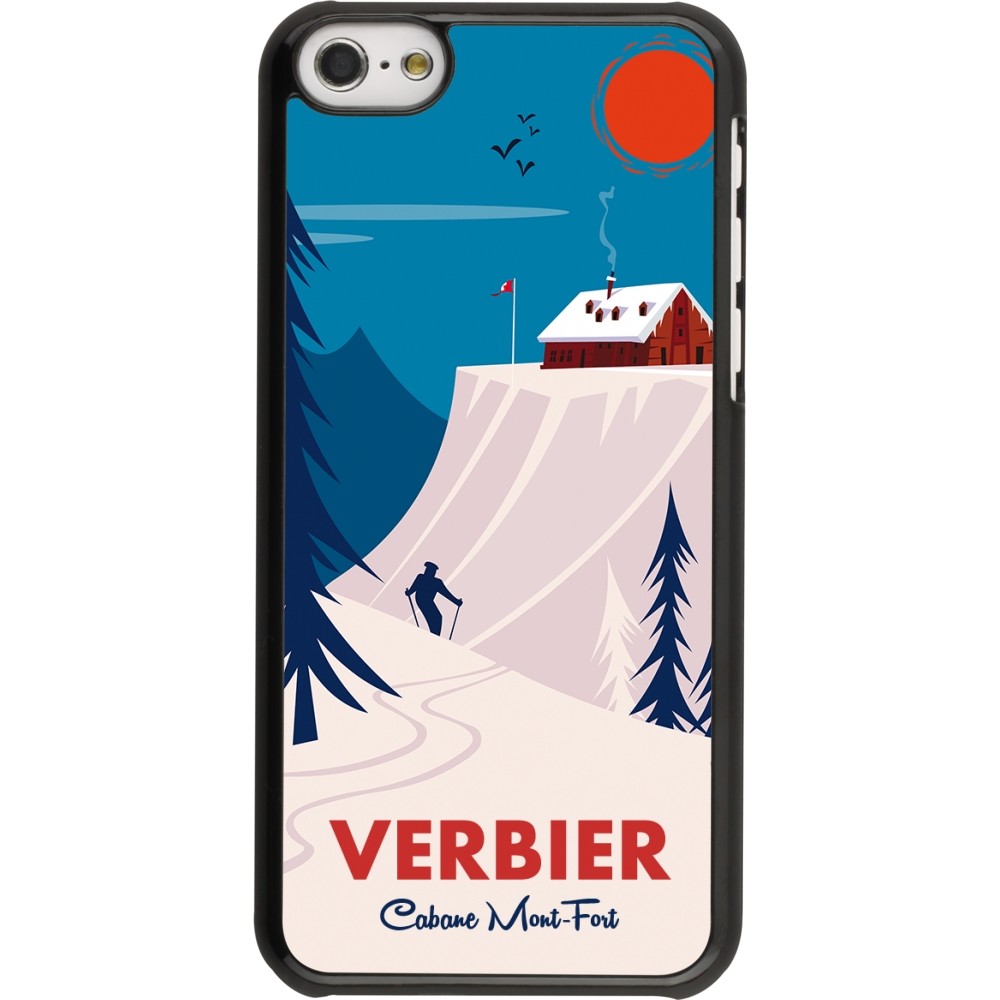 Coque iPhone 5c - Verbier Cabane Mont-Fort