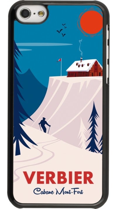 Coque iPhone 5c - Verbier Cabane Mont-Fort