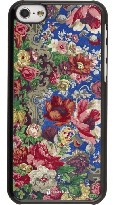Coque iPhone 5c - Vintage Art Flowers