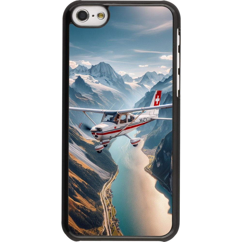 Coque iPhone 5c - Vol Alpin Suisse