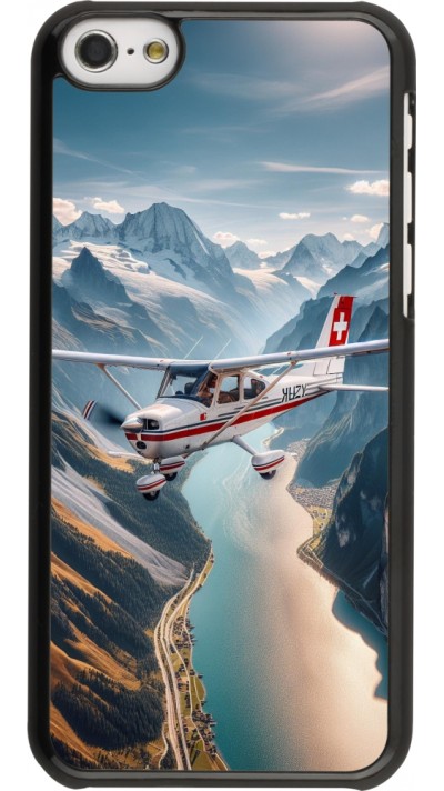 Coque iPhone 5c - Vol Alpin Suisse