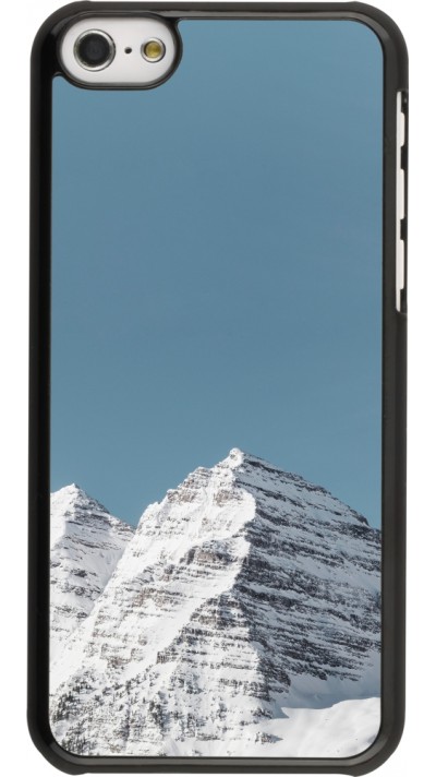 Coque iPhone 5c - Winter 22 blue sky mountain