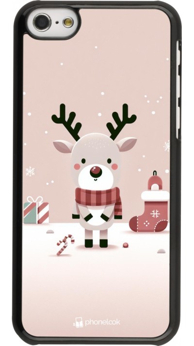 Coque iPhone 5c - Noël 2023 Choupinette Renne