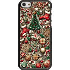 iPhone 5c Case Hülle - Weihnachten 2023 Mikromuster