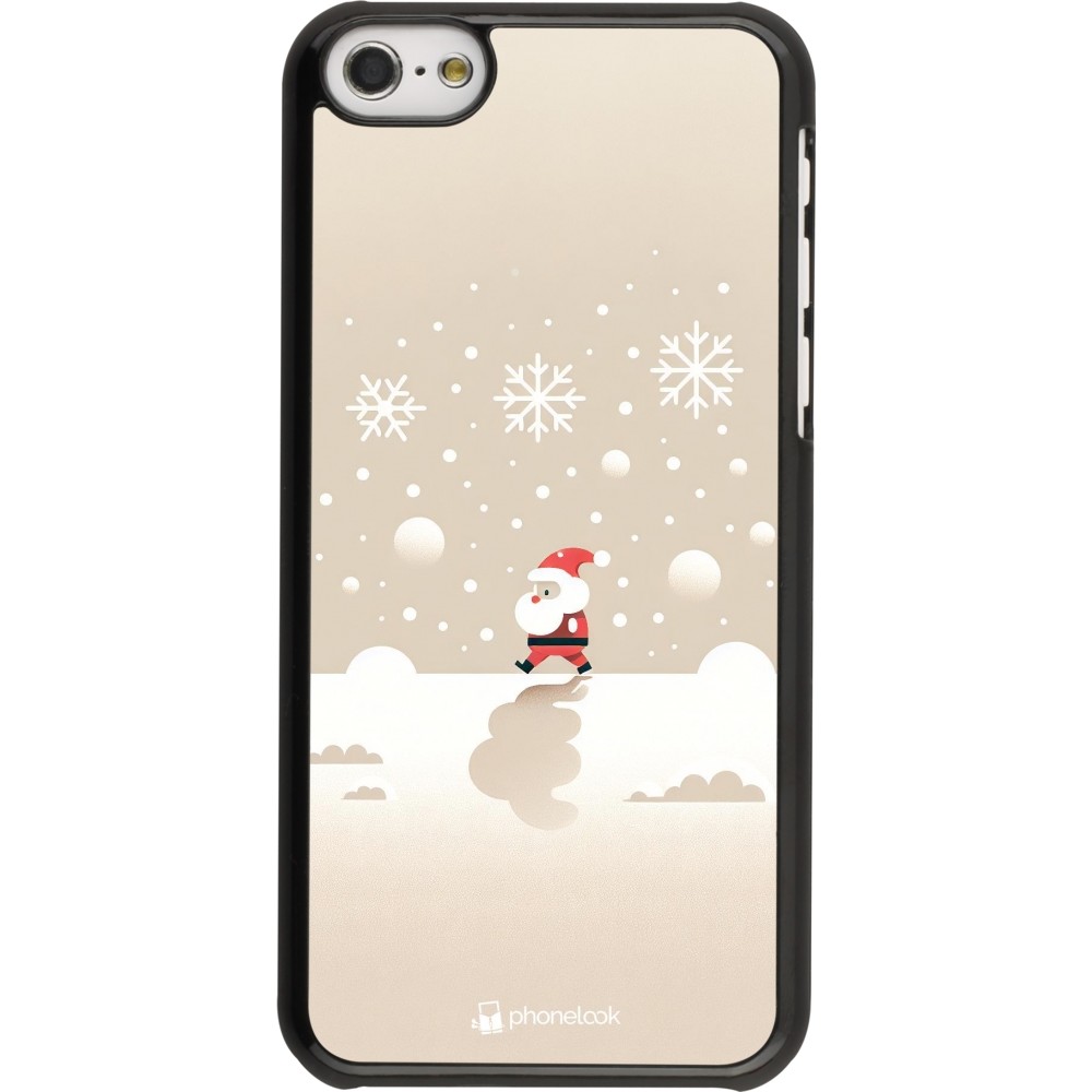 iPhone 5c Case Hülle - Weihnachten 2023 Minimalistischer Weihnachtsmann