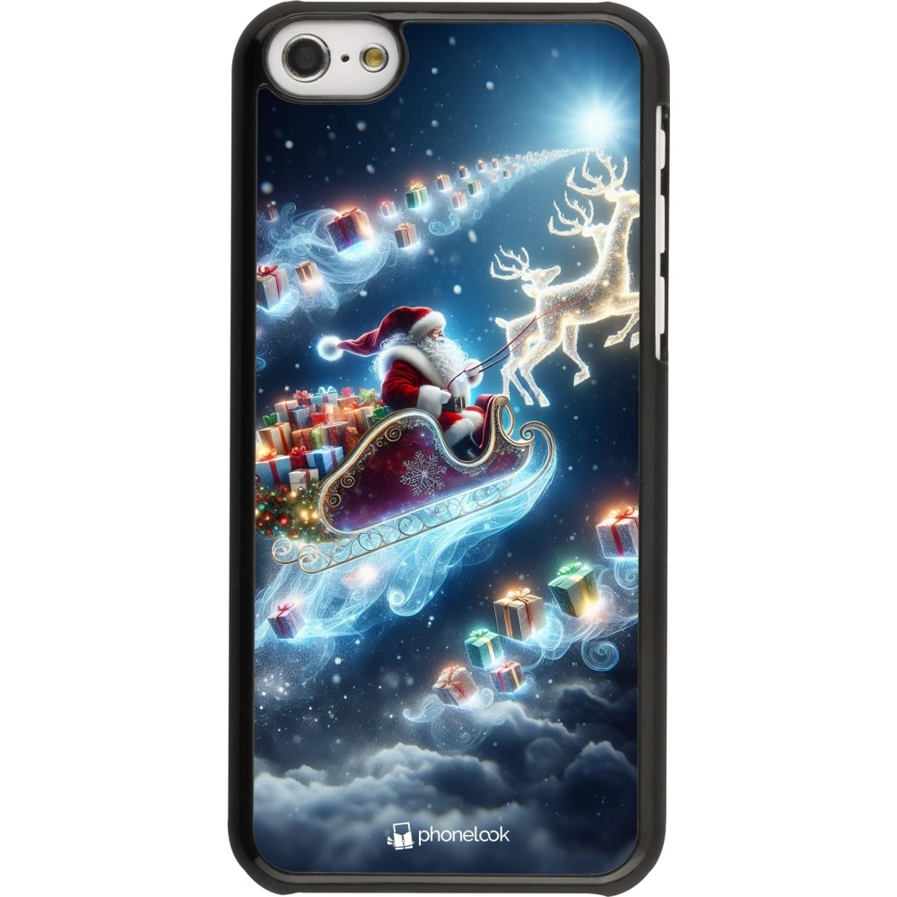 iPhone 5c Case Hülle - Weihnachten 2023 Verzauberter Weihnachtsmann