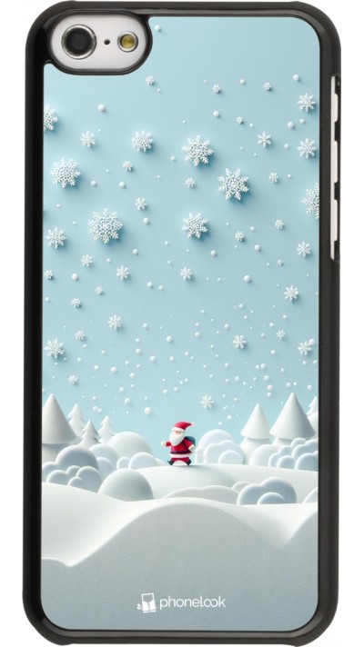 Coque iPhone 5c - Noël 2023 Petit Père Flocon