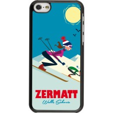 iPhone 5c Case Hülle - Zermatt Ski Downhill